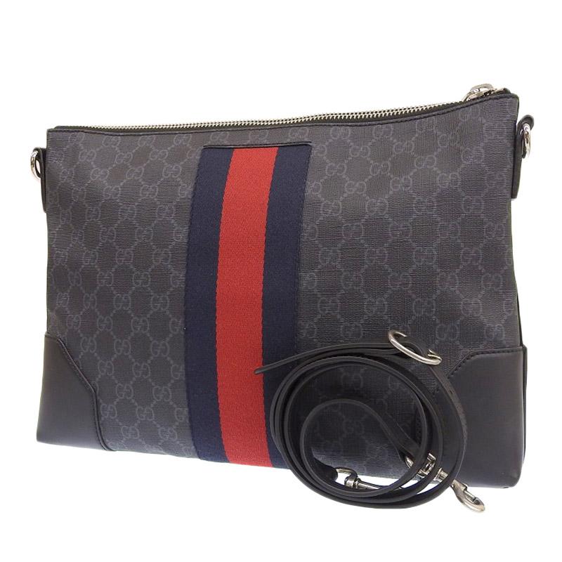 グッチ GGスプリーム メッセンジャー 474139 メンズ ショルダーバッグ GUCCI】グッチ『GGスプリーム キャンバス メッセンジャーバッグ