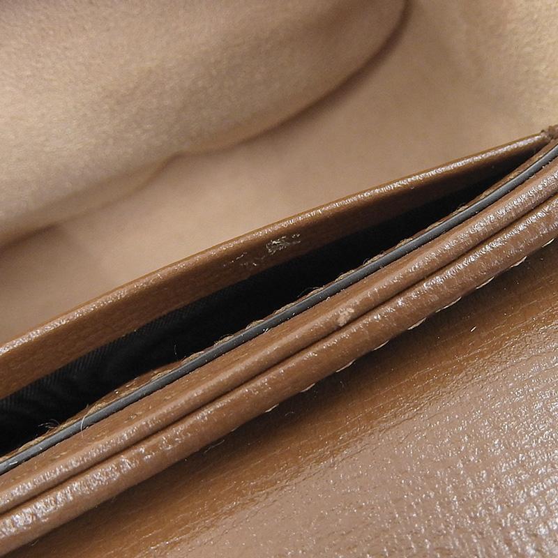 【美品】  GUCCI / グッチ | ホースビット ショルダーストラップウォレット | ベージュ / ブラウン | レディース GUCCI - 【美品】 GUCCI / グッチ | ホースビット ショルダー