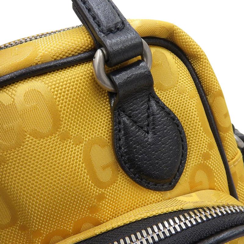 GUCCI（グッチ） オフザグリッド 2WAYバッグ ショルダーバッグ ハンドバッグ ナイロン/レザー イエロー/ブラック 625850 中古 ...