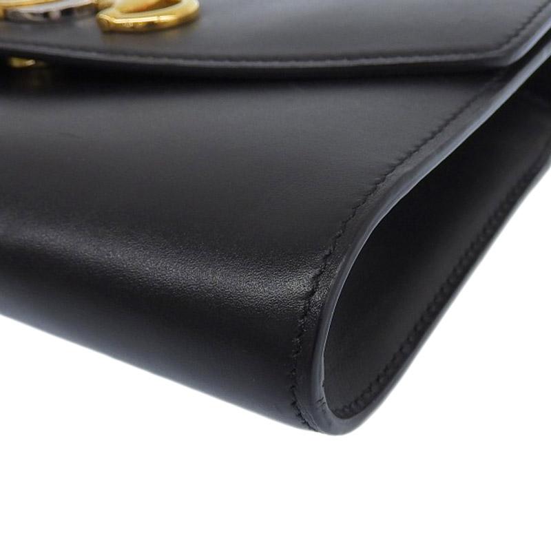 グッチ GUCCI ズゥミ 2WAYバッグ ショルダーバッグ チェーンショルダー ハンドバッグ レザー ブラック 572375 中古 新入荷 GU0638 Gucci Zumi グッチ GUCCI ズゥミ 2WAYバッグ ショルダーバッグ