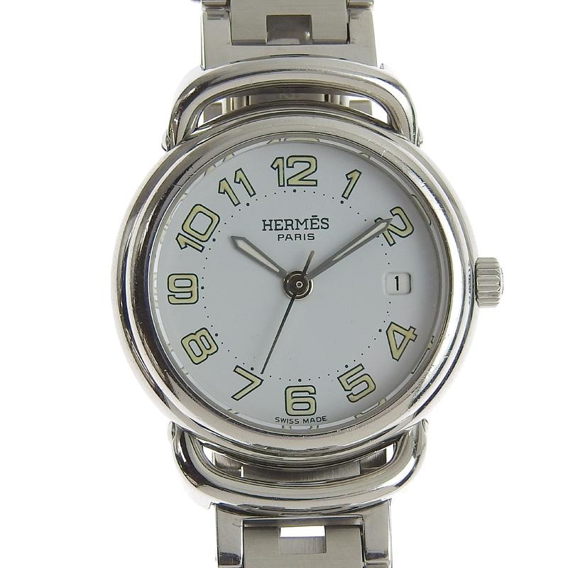 人気の贈り物が大集合 極上品 HERMES エルメス 時計 pu2.210 プルマン 腕時計