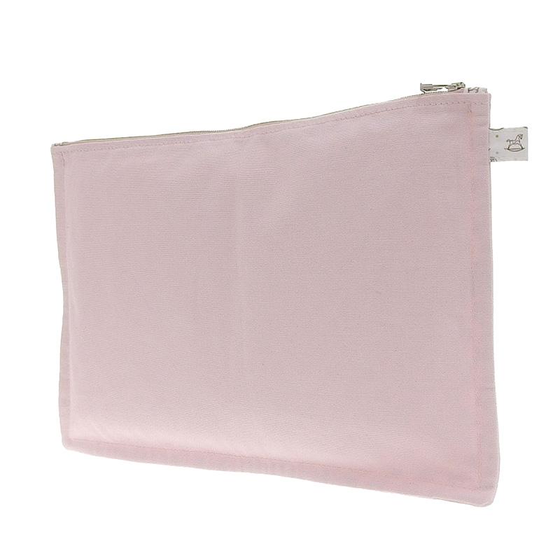 PINKO エルメス HERMES トゥルースフラットGM ポーチ コットン ピンク 
