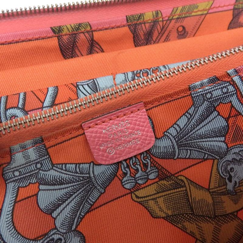 Azap エルメス HERMES アザップロングシルクイン ラウンドファスナー長 
