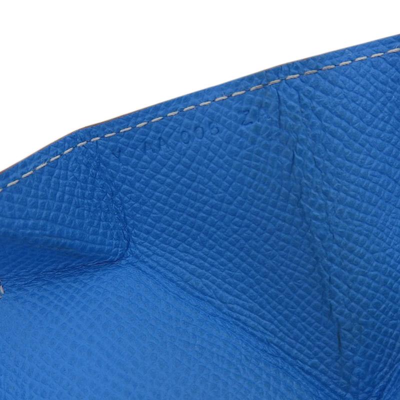 エルメス HERMES ル ソワ サンドゥーズ ケース レザー ブラウン×ブルー Y刻印 2020年 中古 新入荷 HE0885 he0885_1.jpg
