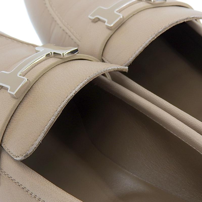 HERMES（エルメス） モカシンパリ Hバックル ローファー 靴 レザー