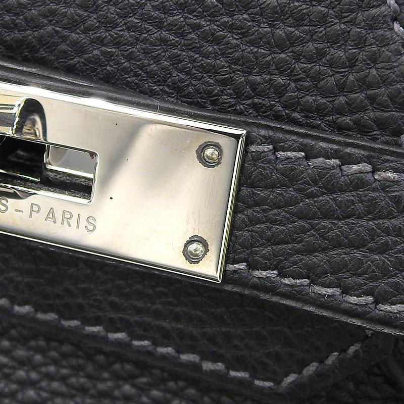 エルメス HERMES バーキン30 ハンドバッグ トゴ ブルーインディゴ SV金具 □H刻印 2004年 中古 新入荷 HE0910 | Birkin | 03