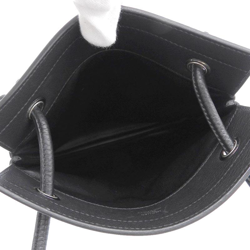 HERMES エルメス アリーヌミニ ショルダーバッグ スイフト ブラック U  