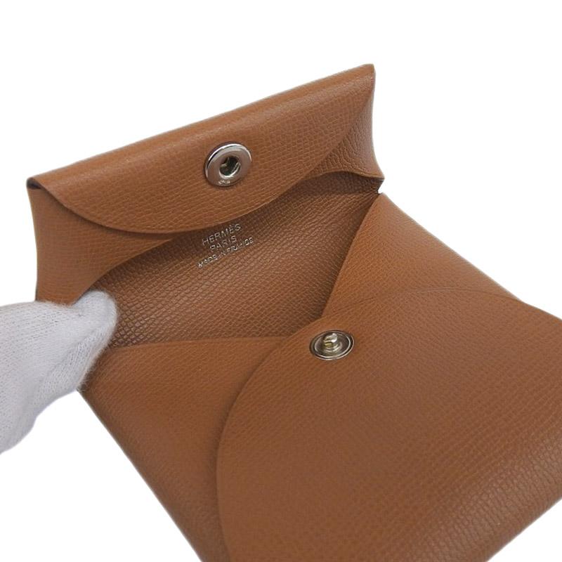 エルメス HERMES バスティア ケース エプソン ゴールド C刻印 2018年 中古 新入荷 HE0933 HERMES（エルメス） バスティア コインケース エプソン ゴールド C刻印
