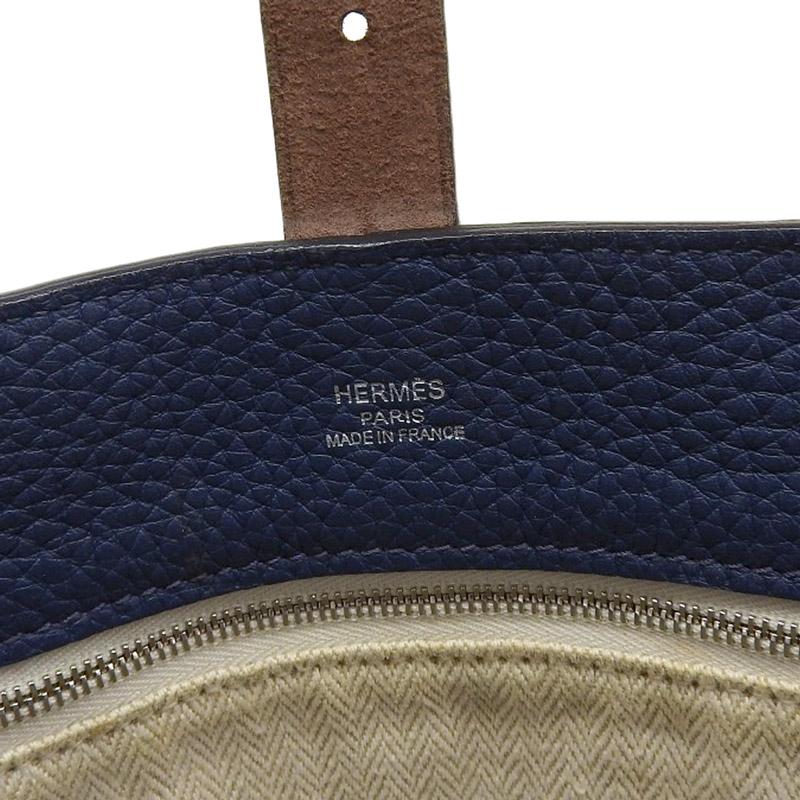 エルメス HERMES マルワリPM ショルダーバッグ レザー ブルー/ブラウン □N刻印 2010年 中古 新入荷 HE0958 HERMES（エルメス） マルワリPM ショルダーバッグ レザー ブルー