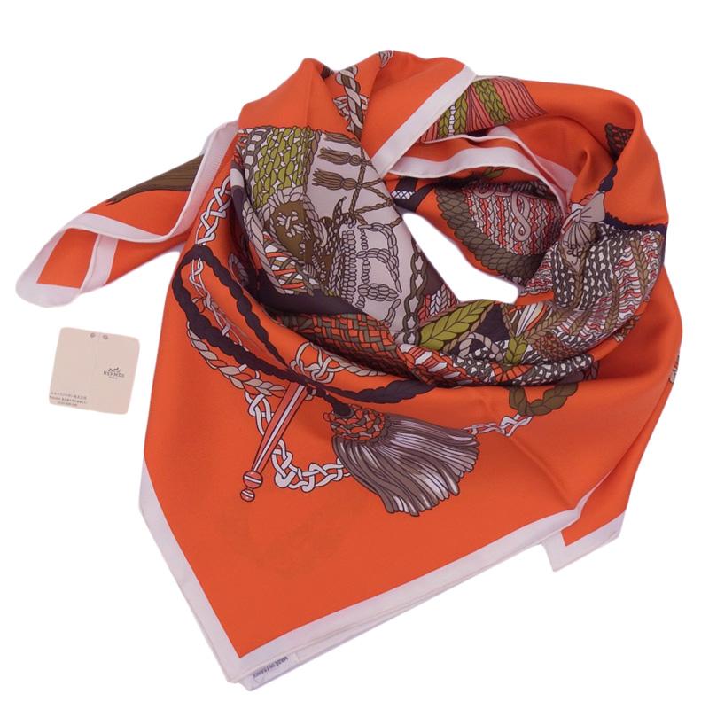 HERMES エルメス カレ90 LE TIMBLIER 「ティンパニー奏者