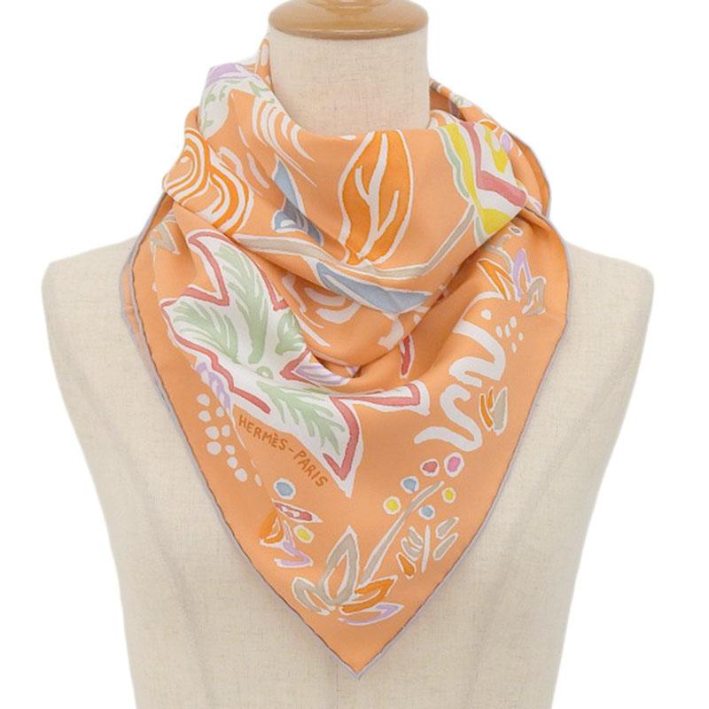 HERMES エルメス カレ90 ISOLA DI PRIMAVERA 「春の島」 スカーフ  