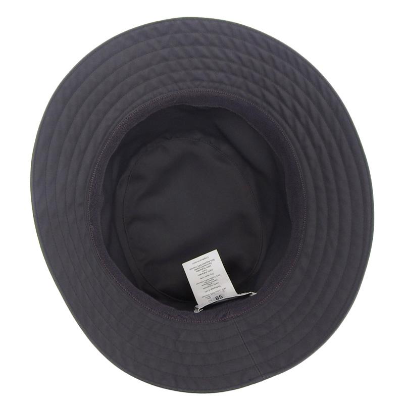 HERMES（エルメス） バケットハット 帽子 ナイロン グレー #58 中古 新