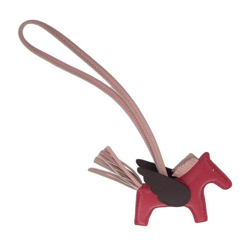 エルメス HERMES チャーム ロデオPM フランボワーズ/ローズ