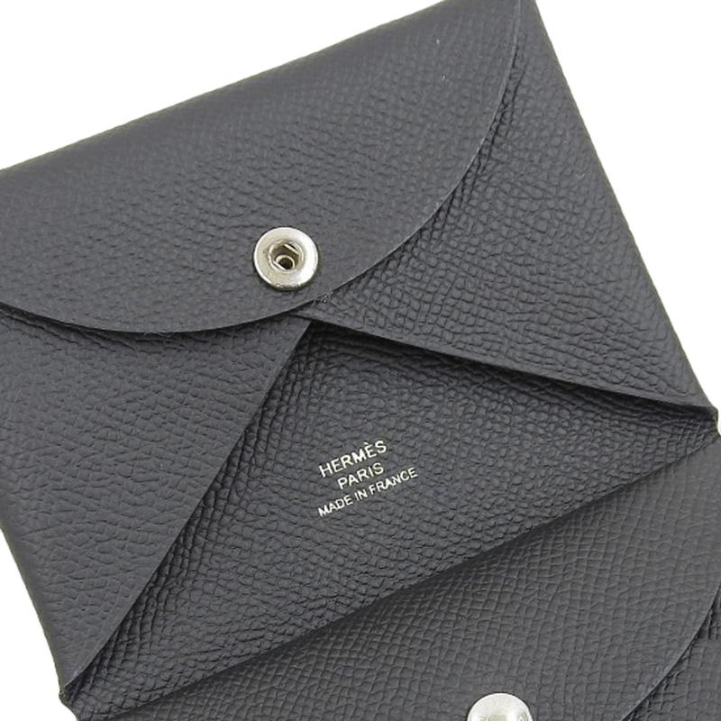 HERMES（エルメス） カルヴィデュオ コインケース エプソン ブラック W