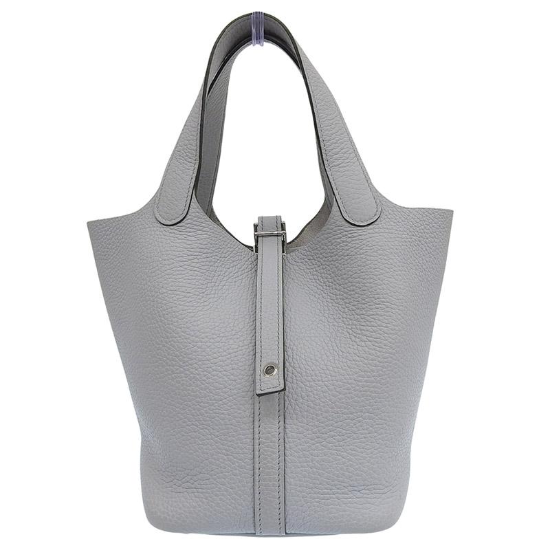 エルメス HERMES ピコタンロックPM ハンドバッグ トリヨンクレマンス パールグレー Z刻印 2021年 中古 新入荷 HE1150 | ピコタン