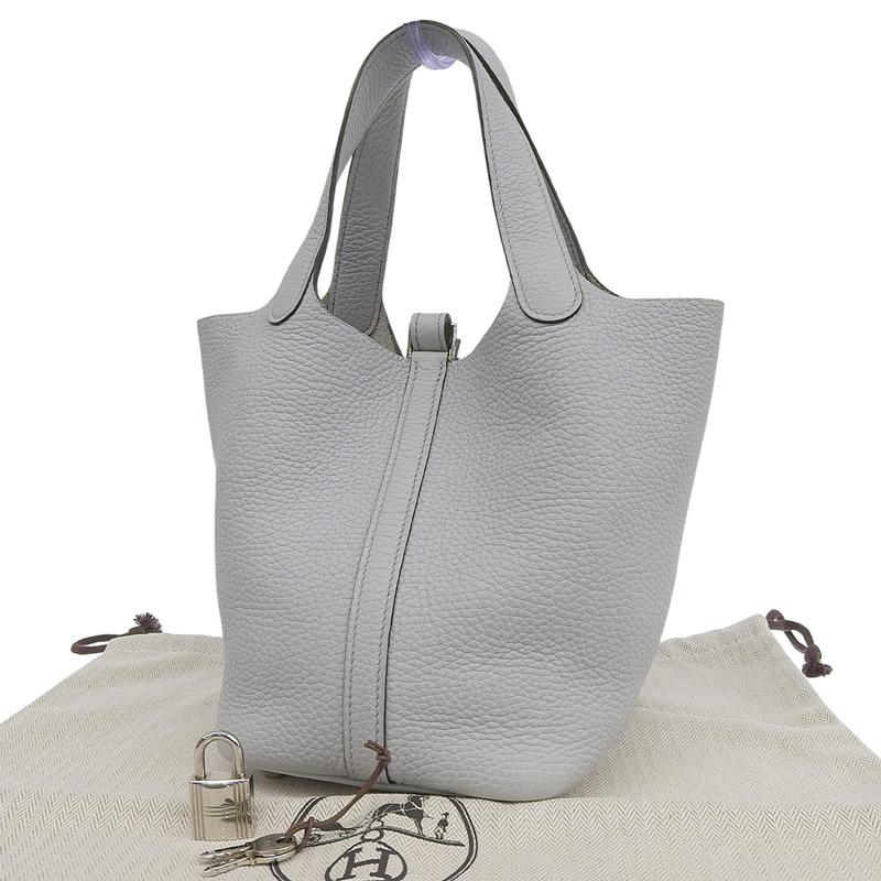 エルメス HERMES ピコタンロックPM ハンドバッグ トリヨンクレマンス パールグレー Z刻印 2021年 中古 新入荷 HE1150 | ピコタン | 01
