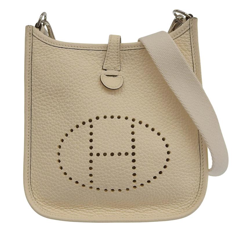 エルメス HERMES エヴリン16TPM ショルダーバッグ トリヨンクレマンス ナタ Y刻印 2020年 中古 新入荷 HE1166 エヴリン エルメス HERMES エヴリン16TPM ショルダーバッグ トリヨン
