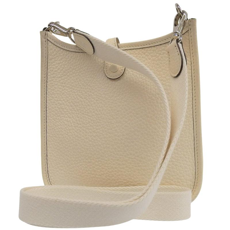エルメス HERMES エヴリン16TPM ショルダーバッグ トリヨンクレマンス ナタ Y刻印 2020年 中古 新入荷 HE1166 エヴリン エルメス HERMES エヴリン16TPM ショルダーバッグ トリヨン