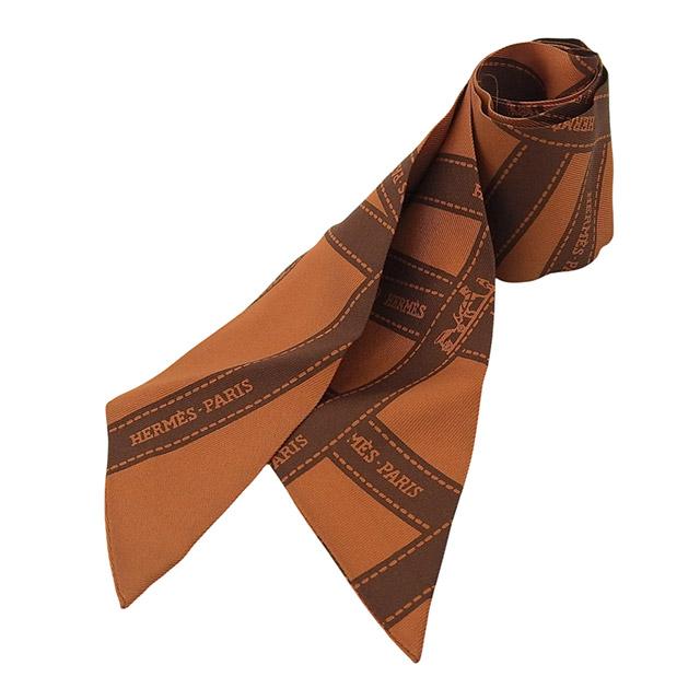 HERMES（エルメス） ボルデュックリボン ツイリー スカーフ シルク