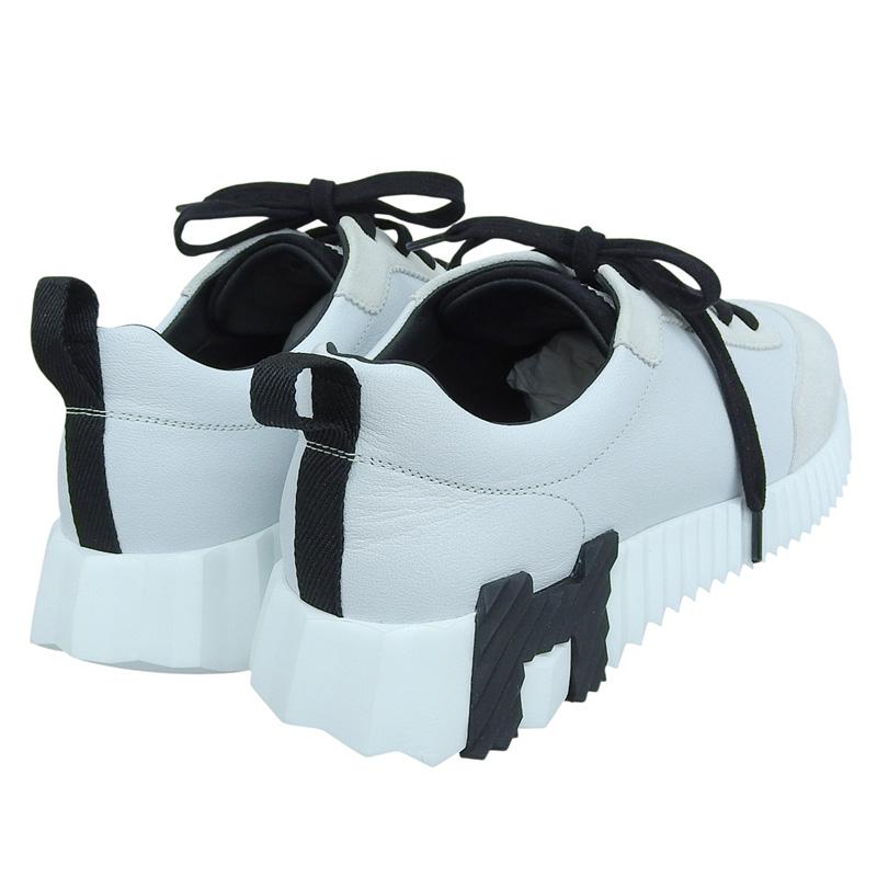 HERMES（エルメス） バウンシング スニーカー 靴 レザー ホワイト 
