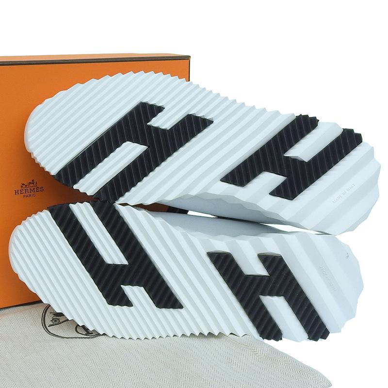 HERMES（エルメス） バウンシング スニーカー 靴 レザー ホワイト 
