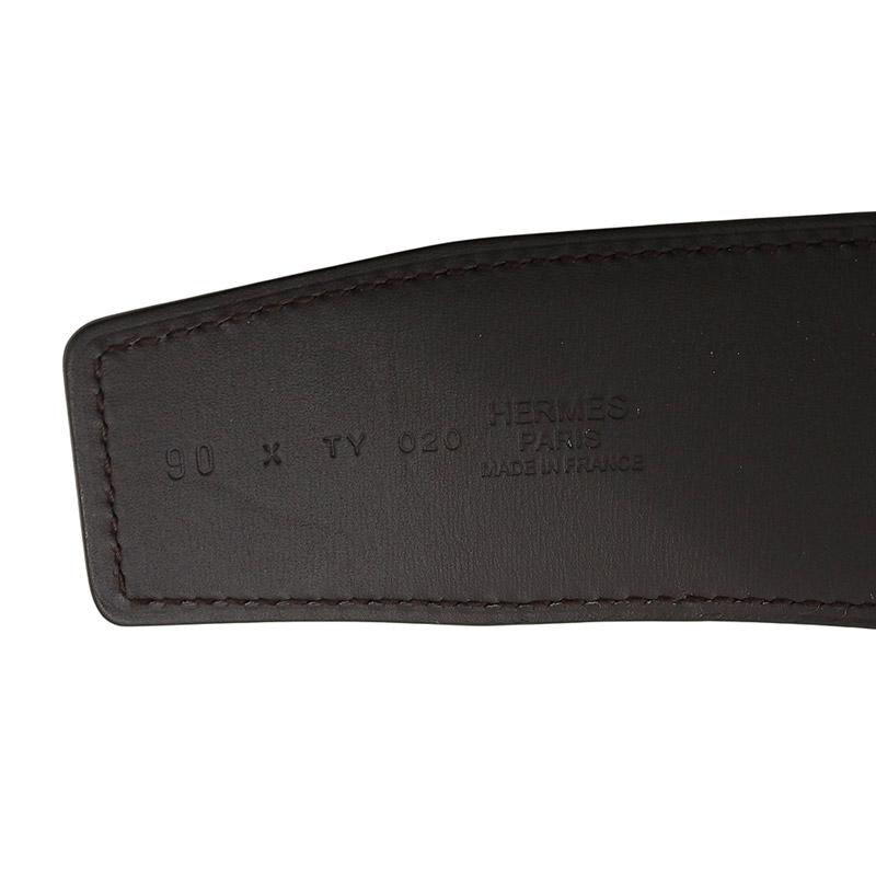 エルメス HERMES コンスタンス リバーシブル ベルト レザー ブラック/ブラウン 90 X刻印 2016年 中古 新入荷 HE1186 Constance エルメス HERMES コンスタンス リバーシブル ベルト レザー