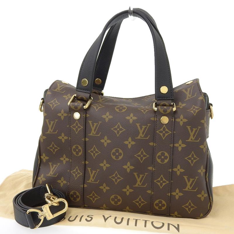 美品 Louis Vuitton モノグラム マンハッタン 2way バッグ ルイ ヴィトン LOUIS VUITTON マンハッタン 2WAYバッグ
