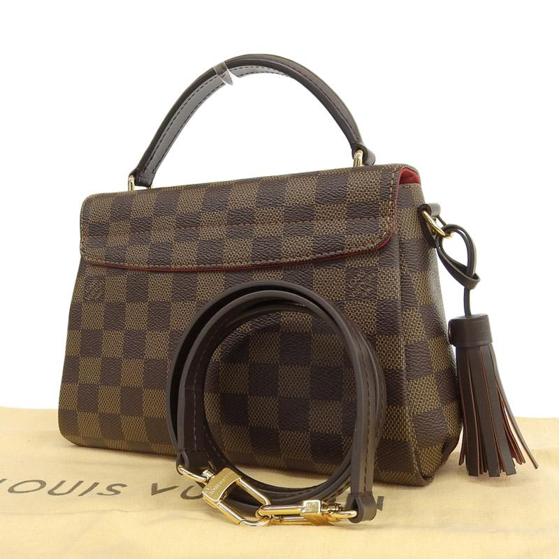 ルイヴィトン　ダミエ　クロワゼット　ショルダーバック　タッセル付き クロワゼット ルイヴィトン LOUIS VUITTON ダミエ 2WAYバッグ