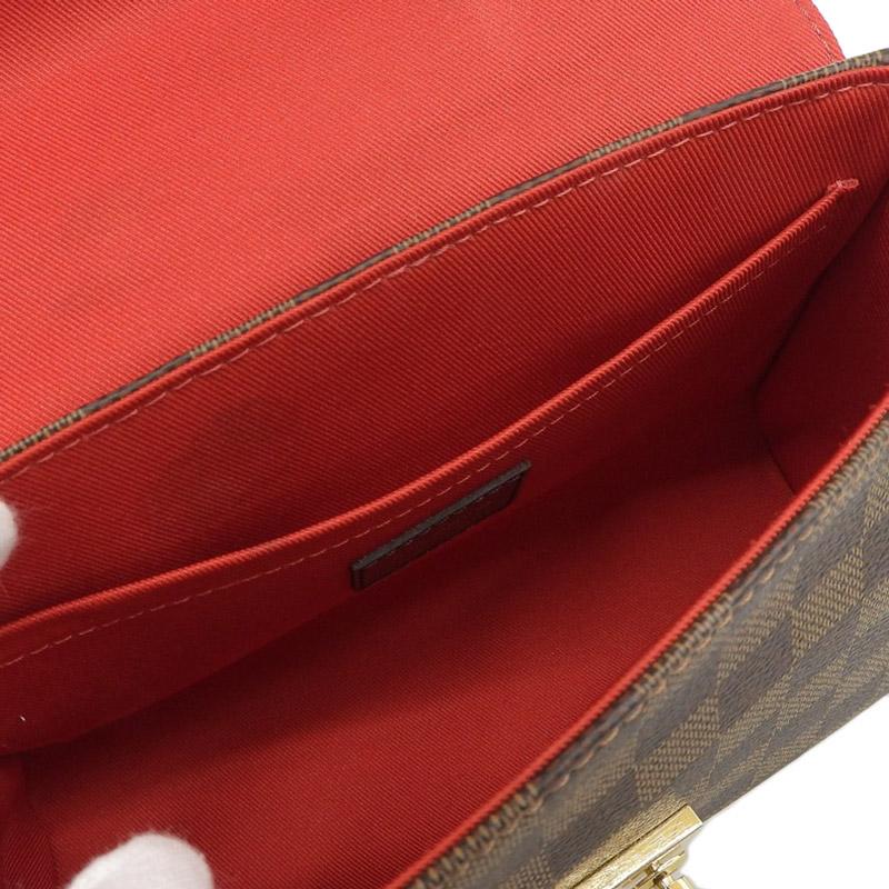 LOUIS VUITTON ハンドバッグ ダミエクロワゼット エベヌ 2way 直営店☆Louis Vuitton☆ダミエ クロワゼット2WAY 全2色 (Louis