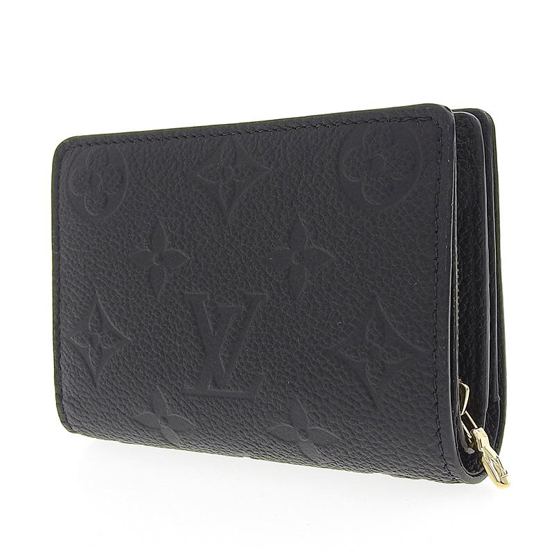 ルイ ヴィトン LOUIS VUITTON モノグラム アンプラント ポルトフォイユ クレア コンパクトウォレット ノワール M80151 中古 新入荷 LV1309 LOUIS VUITTON（ルイ・ヴィトン） ルイ ヴィトン モノグラム アン