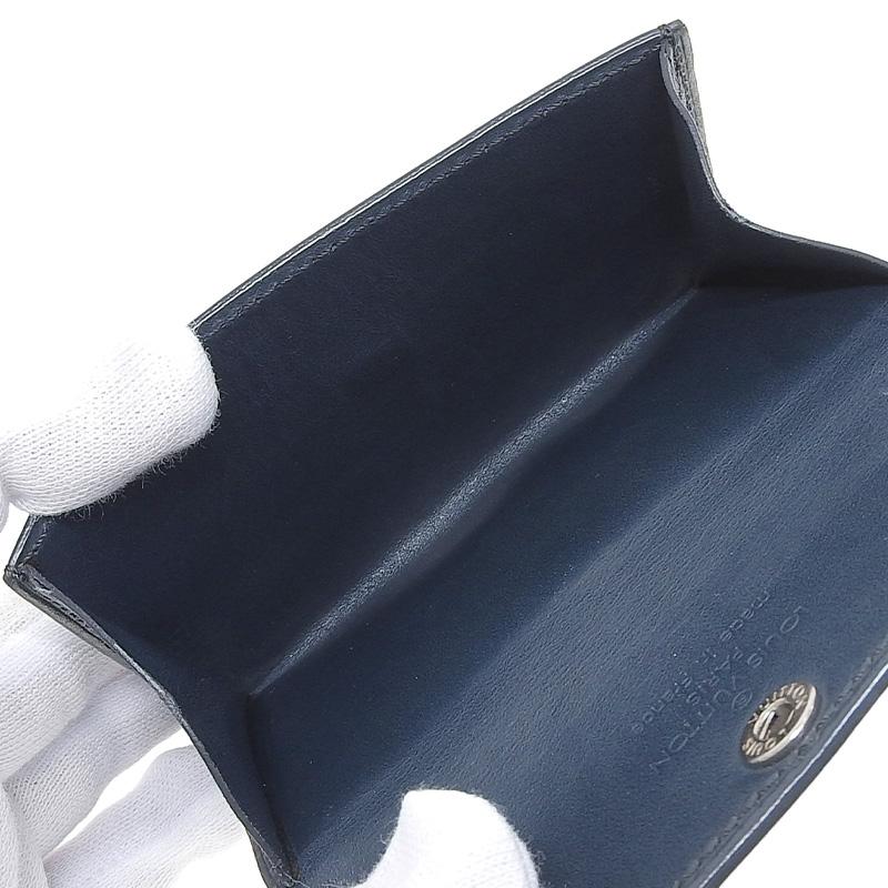 ルイヴィトン LOUIS VUITTON モノグラム・マット ラドロー 二つ折り財布 コンパクトウォレット ネイビー M65122 中古 新入荷 LV1351 LOUIS VUITTON（ルイ・ヴィトン） モノグラム・マット ラドロー 二