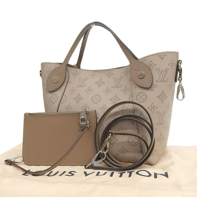 極美◎定566500円 LOUIS VUITTON ルイヴィトン M54351 ヒナ PM マヒナ 2WAY ショルダーバッグ ポーチ付き ガレ （グレージュ）レディース ヒナ（LOUIS VUITTON） ルイヴィトン LOUIS VUITTON マヒナ ヒナPM