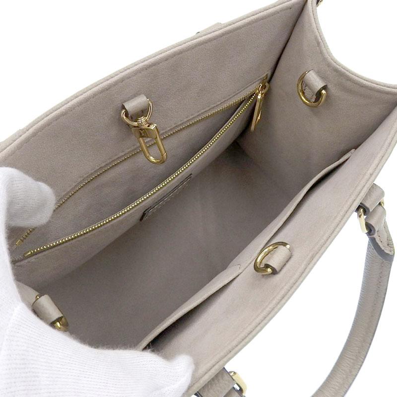 【未使用級】ルイ・ヴィトン（アンプラント）オンザゴー PM　2way　クレーム オンザゴー（LOUIS VUITTON） ルイヴィトン LOUIS VUITTON モノグラム