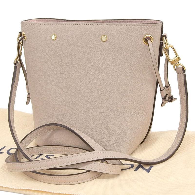 ルイヴィトン LOUIS VUITTON ナノロックミー ショルダーバッグ レザー ピンクベージュ M69205 中古 新入荷 LV1447 LOUIS VUITTON（ルイ・ヴィトン） ナノロックミー ショルダーバッグ