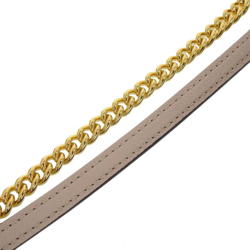 ルイヴィトン LOUIS VUITTON マイロックミー・チェーン ショルダーバッグ レザー グレージュ M56137 中古 新入荷 LV1473 マイ・ロックミー ルイヴィトン LOUIS VUITTON マイロックミー