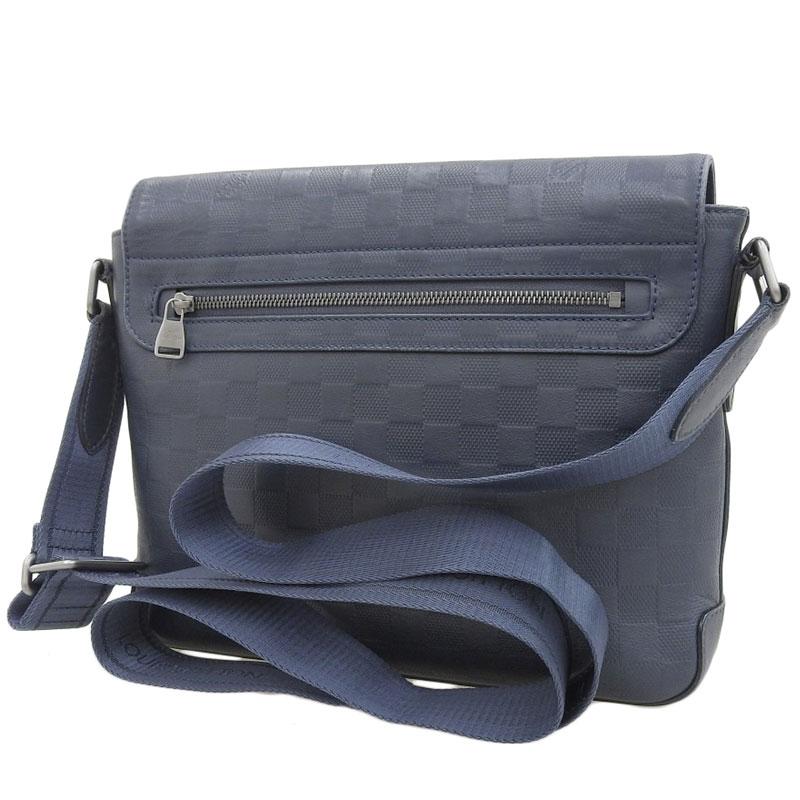 極美品 ルイヴィトン ダミエアンフィニ ディストリクトMM ショルダーバッグ ディストリクト（LOUIS VUITTON） ルイヴィトン LOUIS VUITTON ダミエ