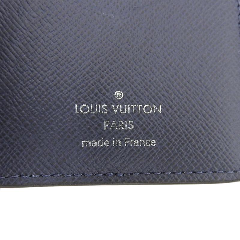 新型 美品✨ルイヴィトン 名刺入れ タイガ オーガナイザー ドゥ ポッシュ 紺 楽天市場】LOUIS VUITTON ルイ ヴィトン タイガ オーガナイザー