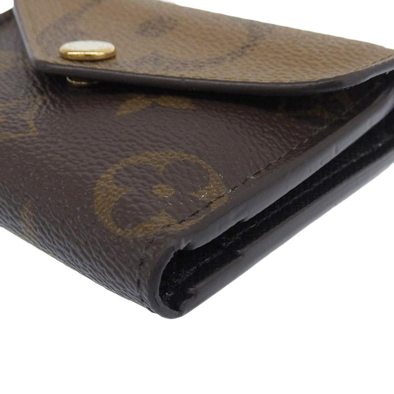 ルイヴィトン LOUIS VUITTON モノグラム・リバース ポルトフォイユ・ゾエ 三つ折り財布 コンパクトウォレット M80725 中古 新入荷 LV1498 LOUIS VUITTON（ルイ・ヴィトン） モノグラム・リバース