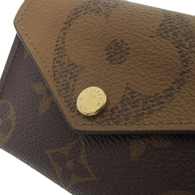 ルイヴィトン LOUIS VUITTON モノグラム・リバース ポルトフォイユ・ゾエ 三つ折り財布 コンパクトウォレット M80725 中古 新入荷 LV1498 LOUIS VUITTON（ルイ・ヴィトン） モノグラム・リバース
