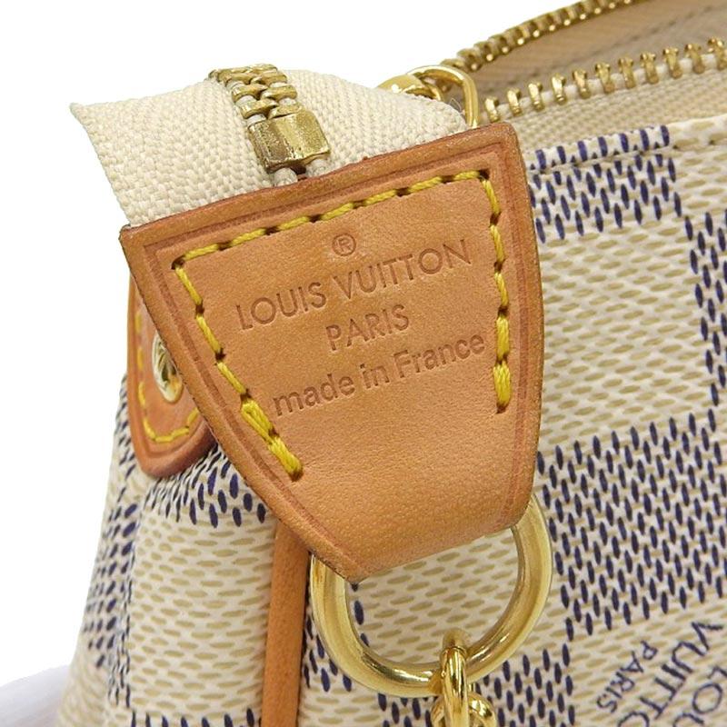 ルイヴィトン ダミエ・アズール エヴァ ハンドバッグ 2WAY ショルダーバッグ LOUIS VUITTON（ルイ・ヴィトン） ダミエ アズール エヴァ 2WAYバッグ