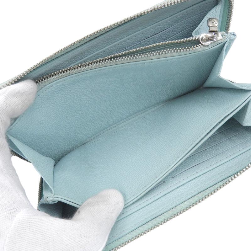 ルイ・ヴィトン ジッピー コンパクトウォレット メタリックグレー  