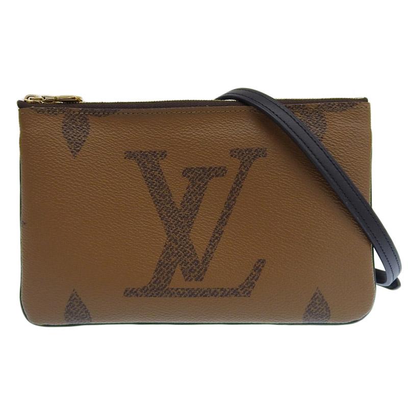 ポシェット・ドゥーブルジップ ルイヴィトン LOUIS VUITTON モノグラム  