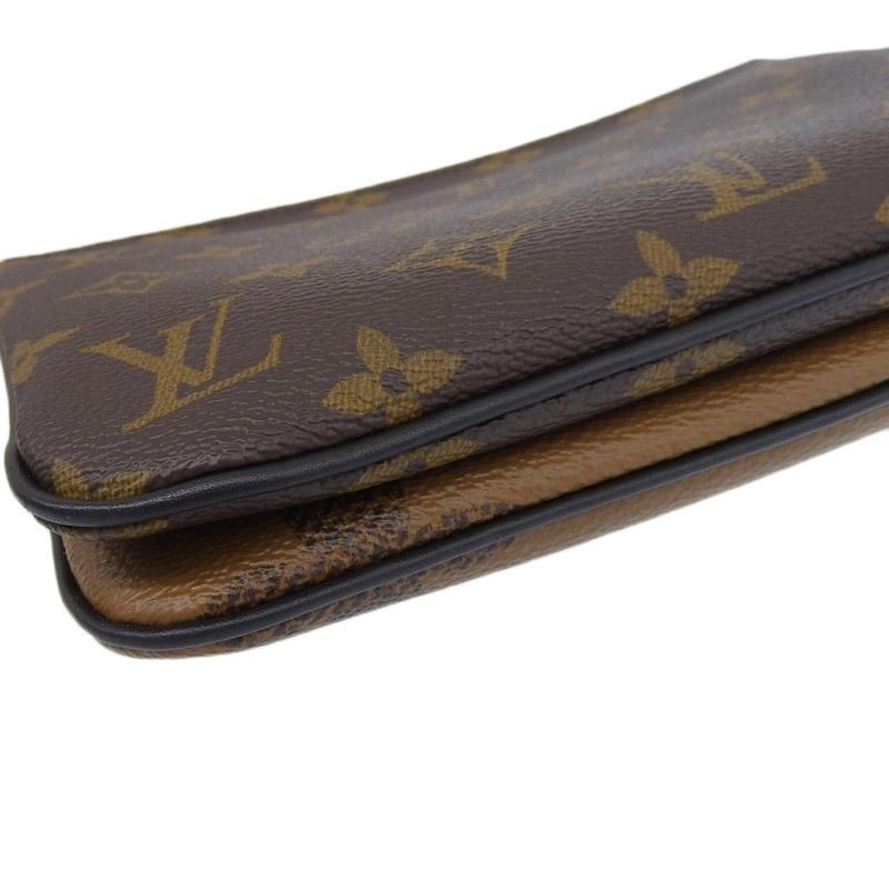 ポシェット・ドゥーブルジップ ルイヴィトン LOUIS VUITTON モノグラム  