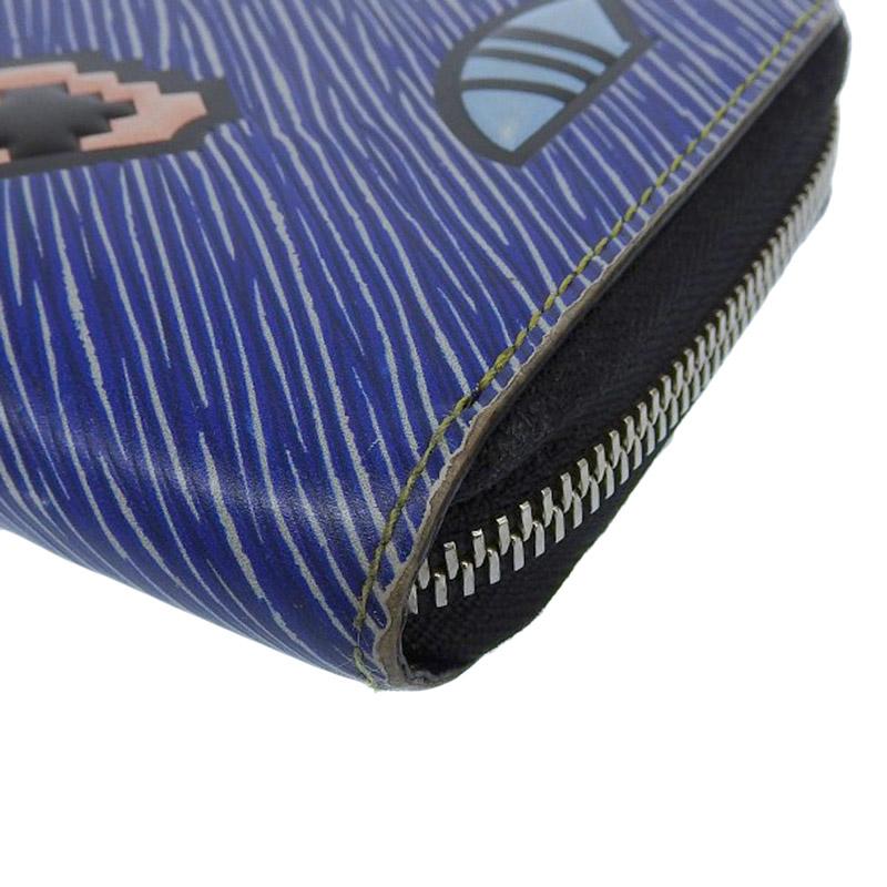 ジッピー・ウォレット ルイヴィトン LOUIS VUITTON エピ デニム サマー