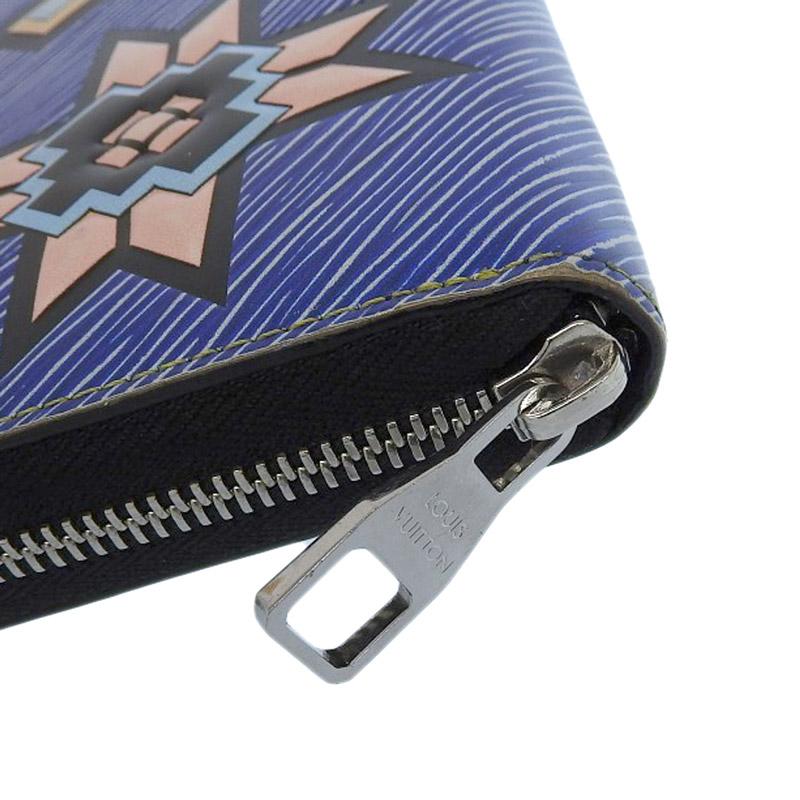 ジッピー・ウォレット ルイヴィトン LOUIS VUITTON エピ デニム サマー