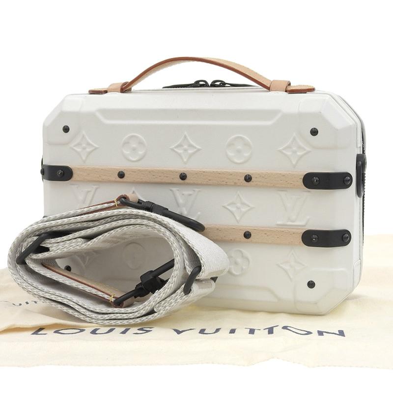 ルイヴィトン LOUIS VUITTON フューチャー・トランク 2WAY ショルダーバッグ レザー/ウッド ホワイト/ブラック M21950 中古 新入荷 LV1717 LOUIS VUITTON（ルイ・ヴィトン） フューチャー・トランク 2WAY