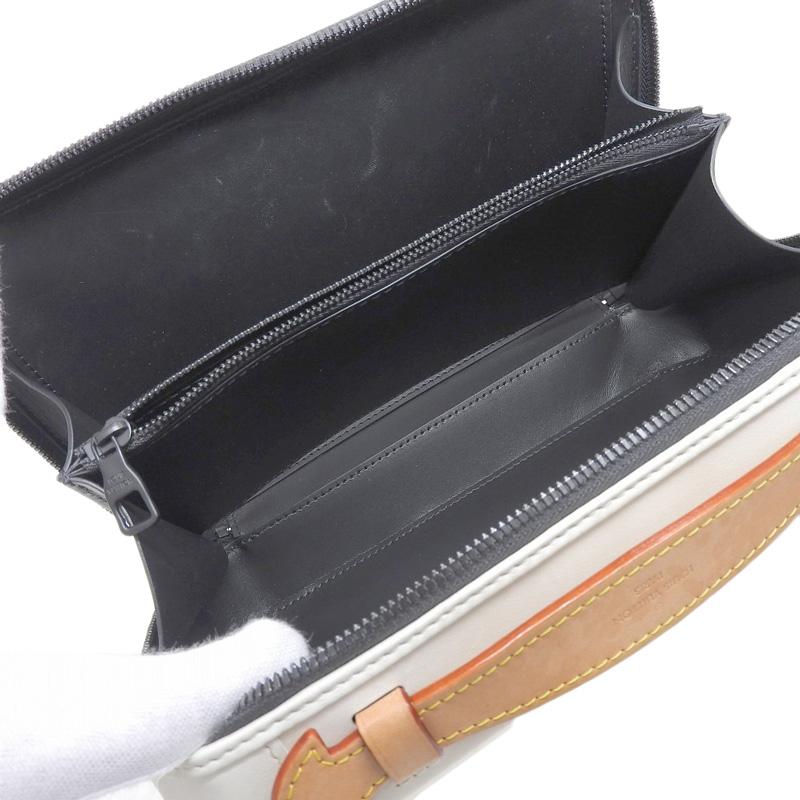 ルイヴィトン LOUIS VUITTON フューチャー・トランク 2WAY ショルダーバッグ レザー/ウッド ホワイト/ブラック M21950 中古 新入荷 LV1717 LOUIS VUITTON（ルイ・ヴィトン） フューチャー・トランク 2WAY