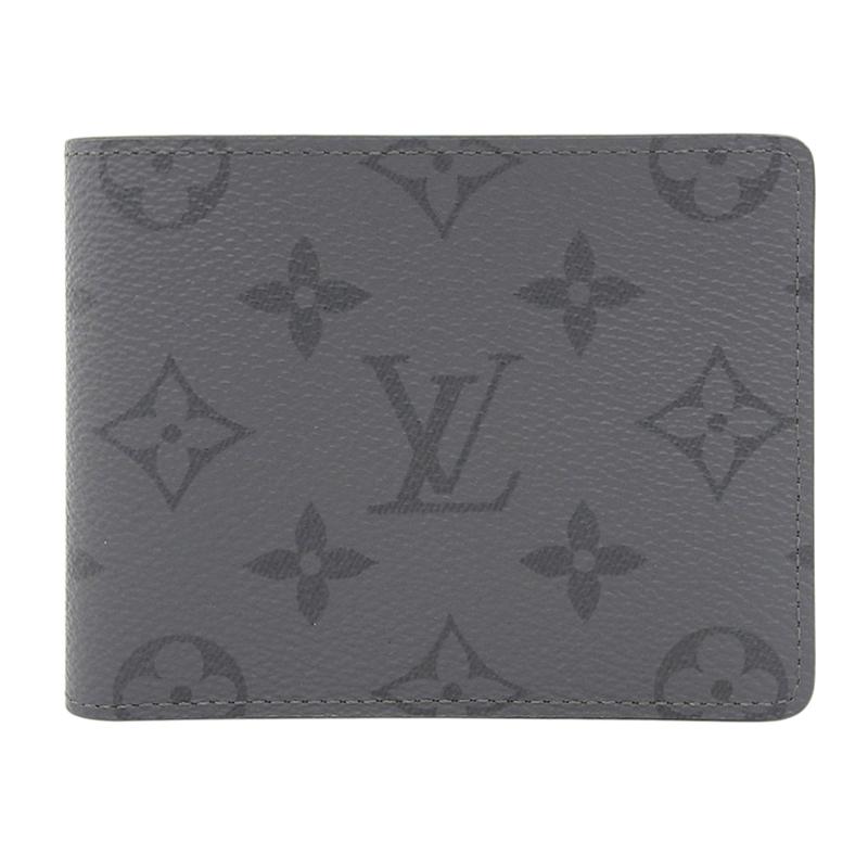 【美品】ルイヴィトン ポルトフォイユ スレンダー モノグラム エクリプス LOUIS VUITTON（ルイ・ヴィトン） モノグラム エクリプス