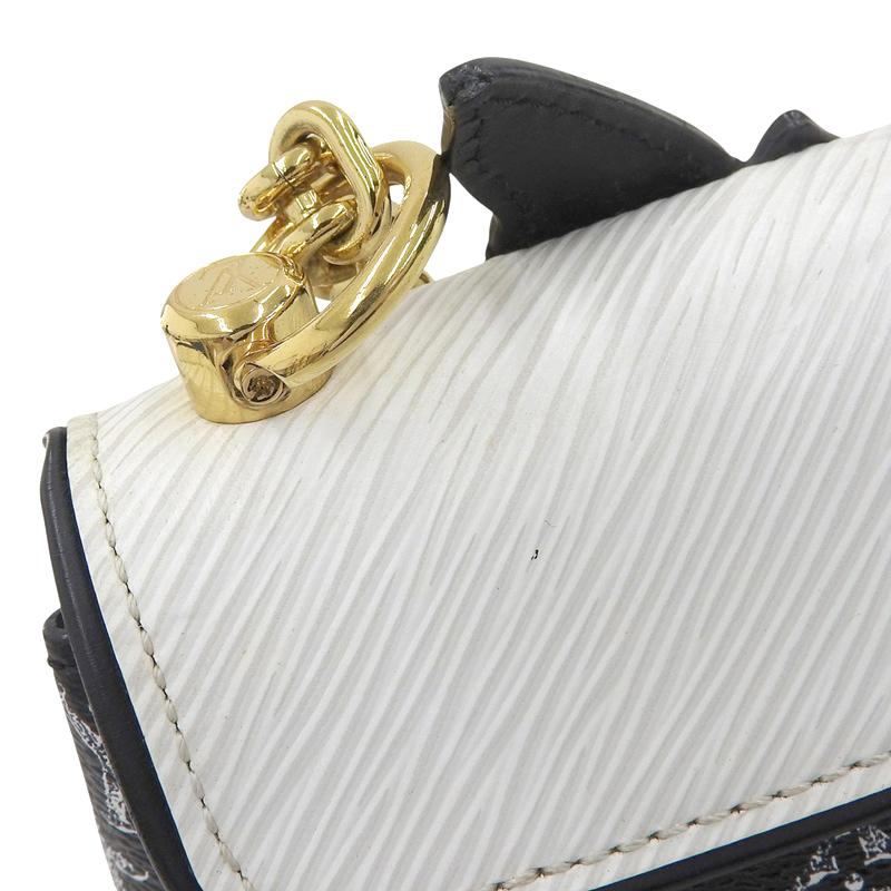 ルイヴィトン LOUIS VUITTON キャットグラム キャット ポシェット エピ レザー ブラック ホワイト オレンジ M52935 中古 新入荷 LV1744