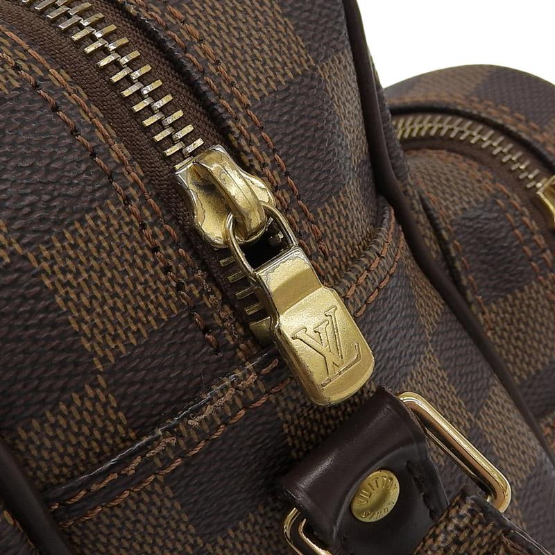 本物 ルイヴィトン LOUIS VUITTON LV ナイル スペシャルオーダー ダミエ エベヌ ショルダーバッグ ポシェット ブラウン N48062 Nile ビトン バッグ 中古・ ナイル（LOUIS VUITTON） ルイヴィトン LOUIS VUITTON ダミエ ナイル